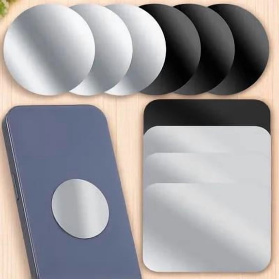 SEWOART Universal Metal Plate Assorted Color for Magnet Smooth Edges 12Pcs