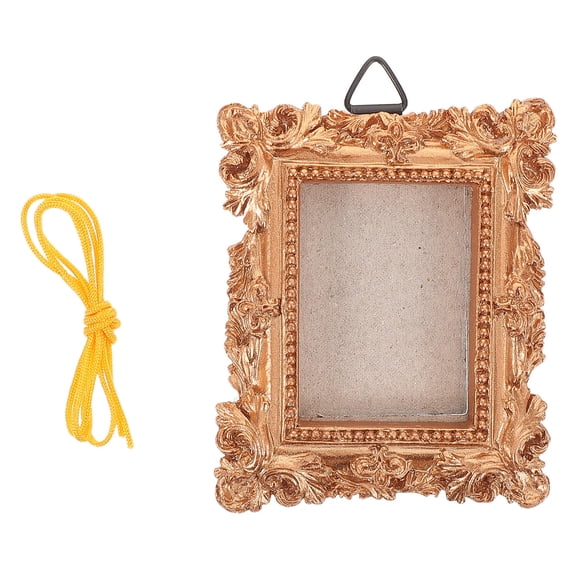 SEWOART Small Vintage Photo Frame Decoration with Hanging Rope for Holiday Display