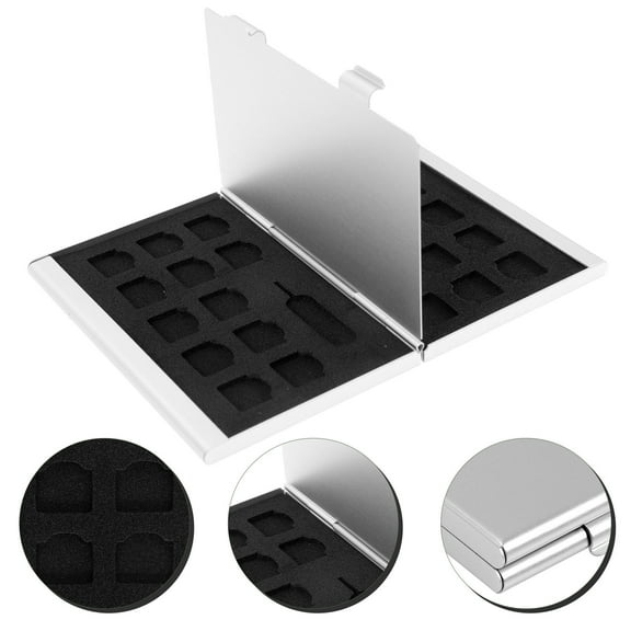 SEWOART Sewoart Sturdy Sim Card Case, Eva and Metal Memory Card Holder