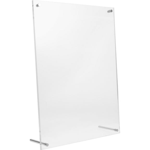 SEWOART Desktop Acrylic Photo Frame with Stable Structure and Rounded Corners for Certificate and Picture Display