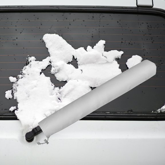 SEWOART 1 Pair Grey Car Wiper Protective Sleeves Easy to Install Weather Resistant