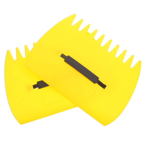 SEWOART 1Pair Plastic Leaf Scooper with Ergonomic Handle for Easy Leaf Pickup and Yard Maintenance