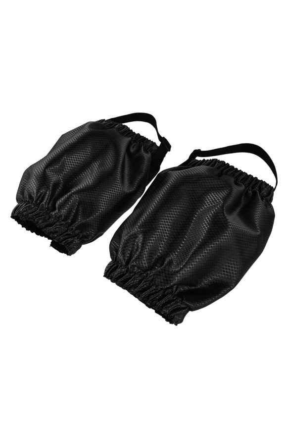 1 Pair Black Outdoor Boots Gaiters, Water Resistant 420D Oxford Cloth for Hiking and Trail