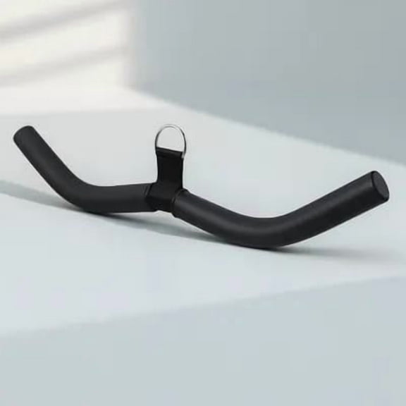 SEWOART Steel Bicep Pull Bar for Triceps ABS Back Home Gym Workout Black 1Pc