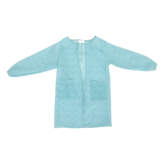 SEWOART Adult Painting Apron Water Resistant Blue for Workshops 1Pack