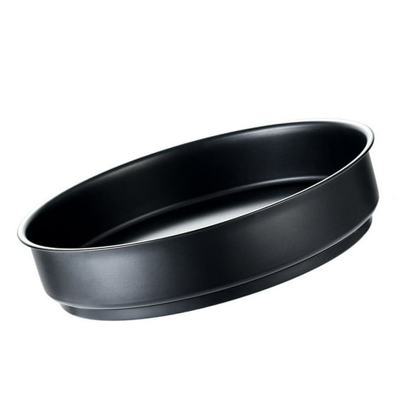SEWOART 1Pc Black Stylish Stainless Steel Fruit Plate and Sundries Storage Tray