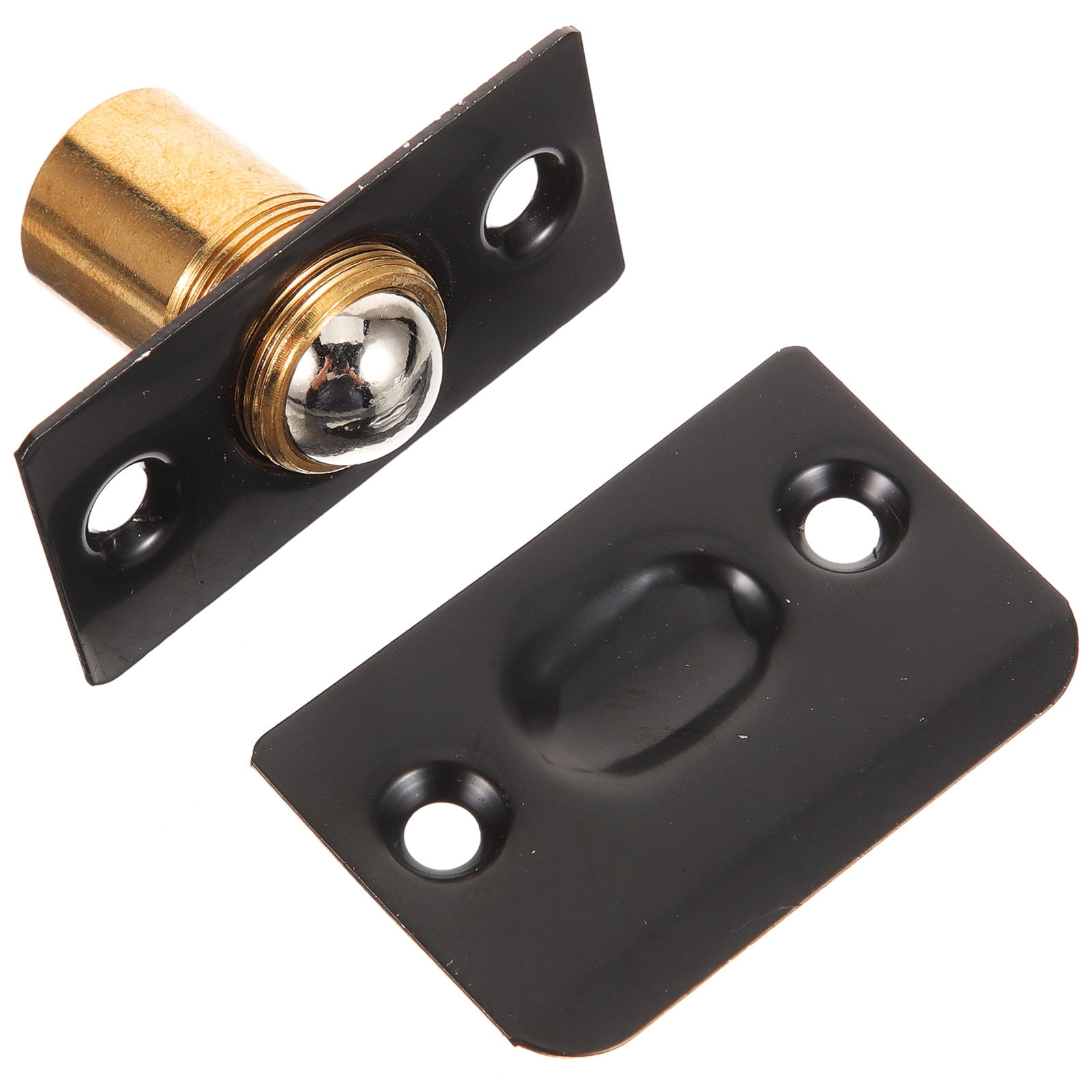 SEWOART 1 Set Multi-functional Closet Door Ball Catch Replacement Black
