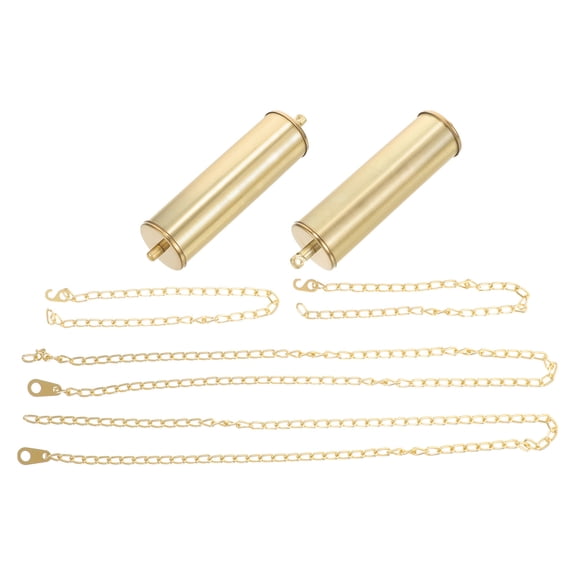 SEWOART Elegant Golden Iron Floor Clock Weight, Versatile Home Decor