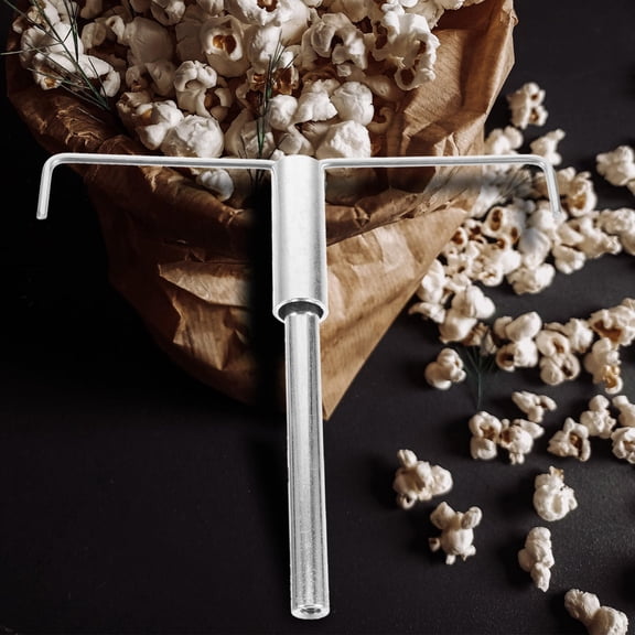 SEWOART 1Set Popcorn Machine Mixer Attachment with Solid Iron Stirring Rod for Even Popcorn Mixing