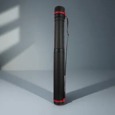 SEWOART Telescoping Drafting Tube with Thick Plastic, Adjustable Shoulder Strap for Art Storage and