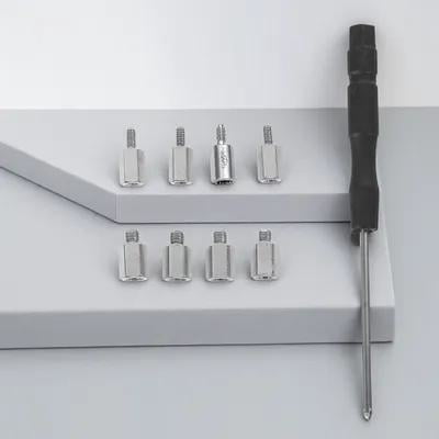 SEWOART Stainless Steel .2 SSD Mounting Screw Set, Assorted Colors, Durable and Sturdy for Computer Use 1Set
