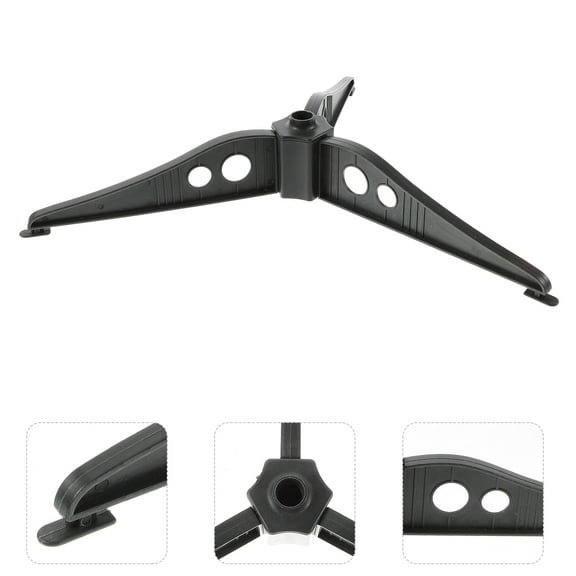 SEWOART Christmass Tree Base Black Plastic Triangle Structure Tree Fixation for Christmas Decorators 1Pack