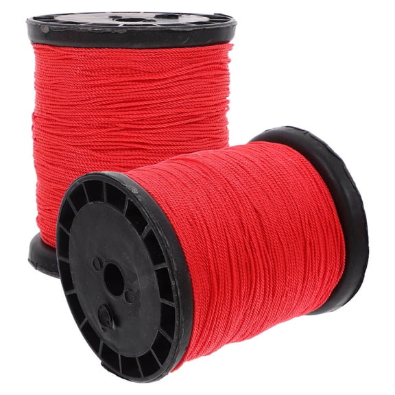 SEWOART Durable Red Nylon ng for Construction Sites Lightweight Wear Resistant Twisted Nylon Line