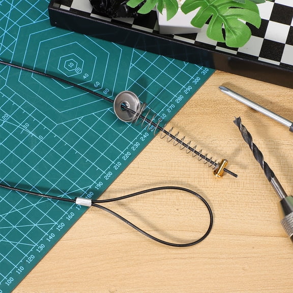 SEWOART Gate Latch Cable Pull, Stainless Steel, PVC Coated, Spring Loaded, Assorted Color, 2Sets