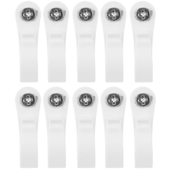 SEWOART 20Sets Screw Hooks White for Hanging Outdoor ng Lights Rust Resistant