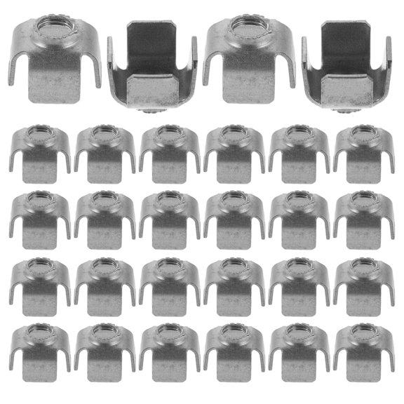 SEWOART 200Pcs Internal Thread Sheet Metal Tube Insert Nuts for Easy Installation and Longterm Use
