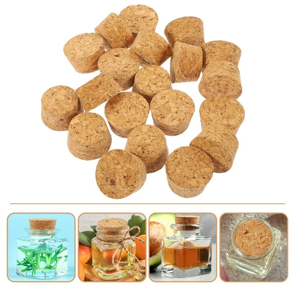 SEWOART Wooden Bottle Corks, Light Brown, Airtight and Multi-Functional