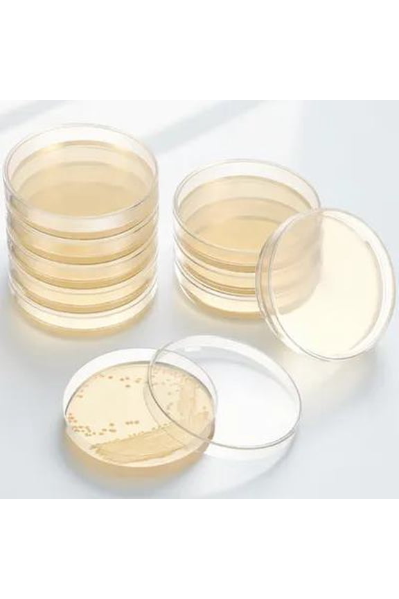20-Pack Agar Petri Dishes for Microbiology Cultivation and School Science Projects