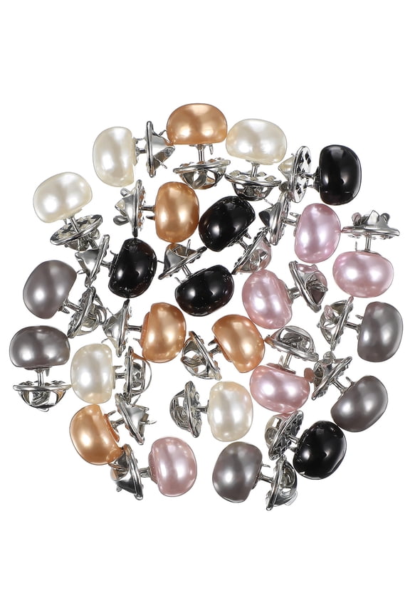 Assorted Color Anti-Exposure Brooches Iron Clasp Noble and Elegant 25Pcs