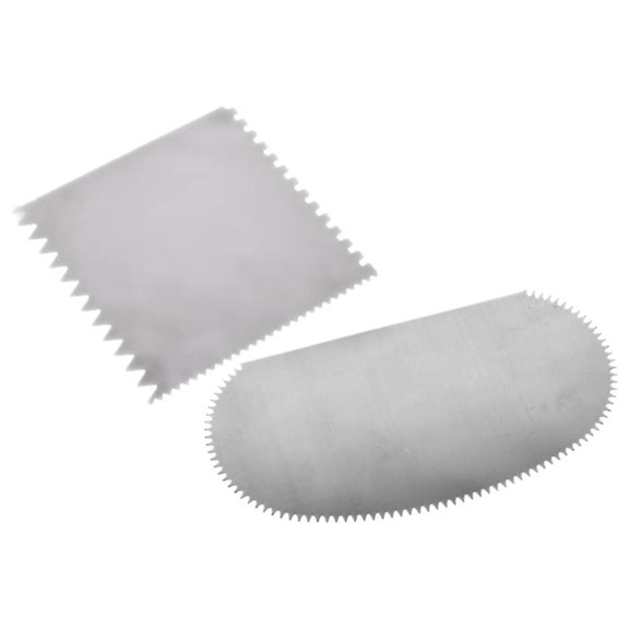SEWOART 2Pcs Durable Clay Sculpting Scrapers Stainless Steel Tool for Pottery Carving and DIY Crafts