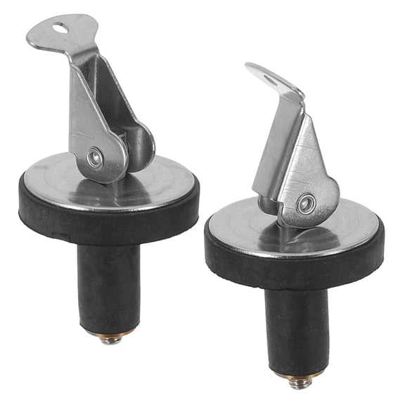 SEWOART 2Pcs Rubber Scupper Plugs for Kayak Boat Drain Plug Push in Marine Drain Stopper with Tight Seal
