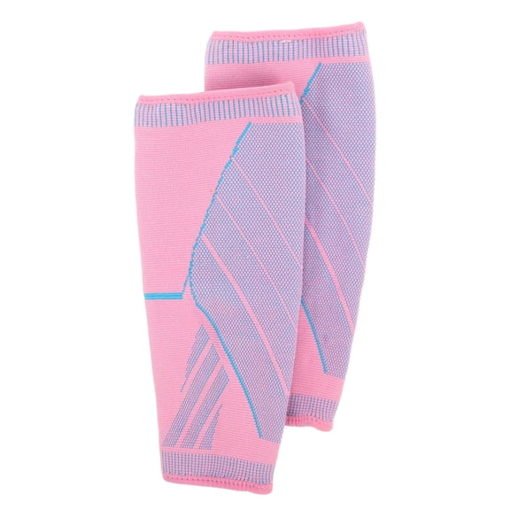 SEWOART 2Pcs Footless Compression Socks for Athletes Nylon Pink Improved Circulation for Basketball Hiking
