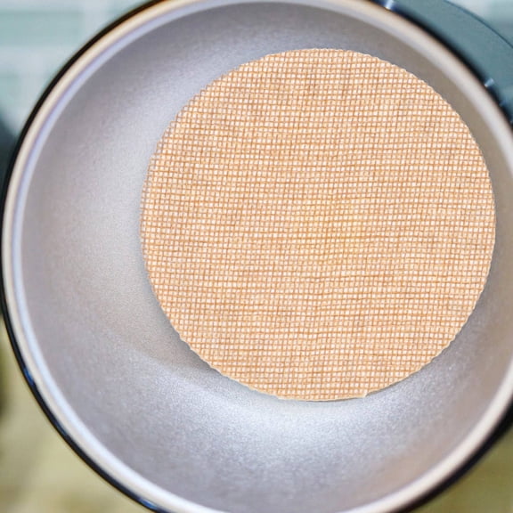 SEWOART 2Pcs Soft Fabric Lamp Shade Diffusers Light Brown Pendant Lamp Accessories for Eye Comfort