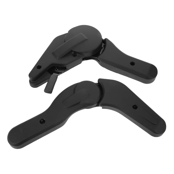 SEWOART 2Pcs Gaming Chair Angle Adjuster Black Metal Replacement for Precise Posture Adjustment