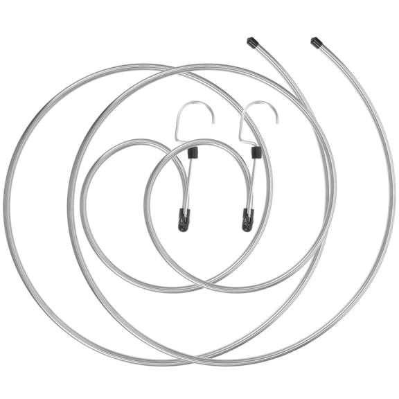 SEWOART Bed Sheet Drying Rack Stainless Steel Multi-Functional Spiral 2Pcs