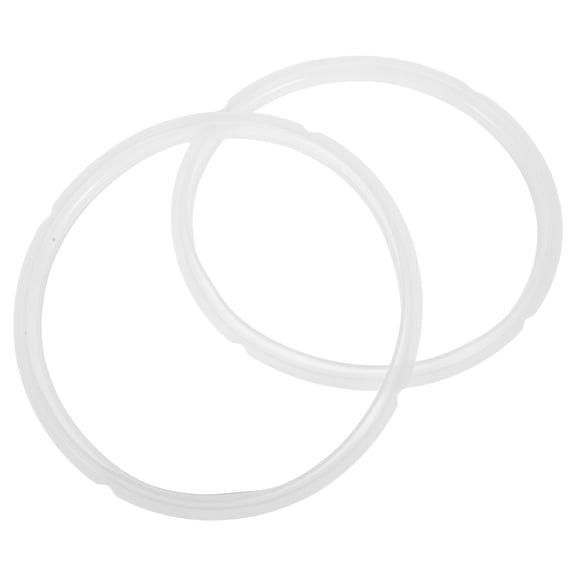 SEWOART 2Pcs Temperature Resistant Silicone Pressure Cooker Sealing Gasket for Electric Pot Replacement