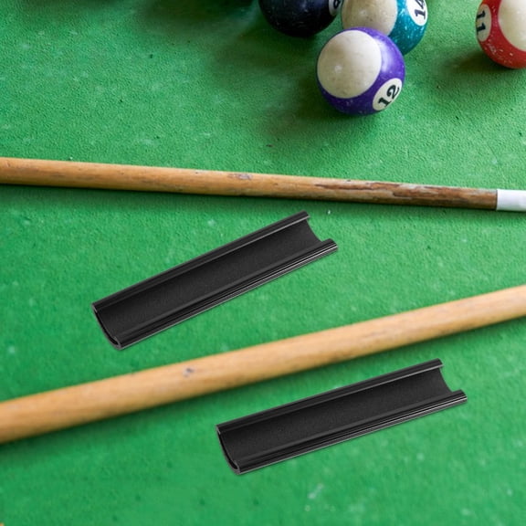 SEWOART Billiard Cue Tip Grinder Plastic File Burnisher Black 2Pcs Cue Maintenance
