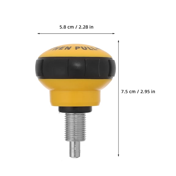 SEWOART Exercise Bike Parts Yellow ABS Pull Pin Knob for Home Gym 2Pcs