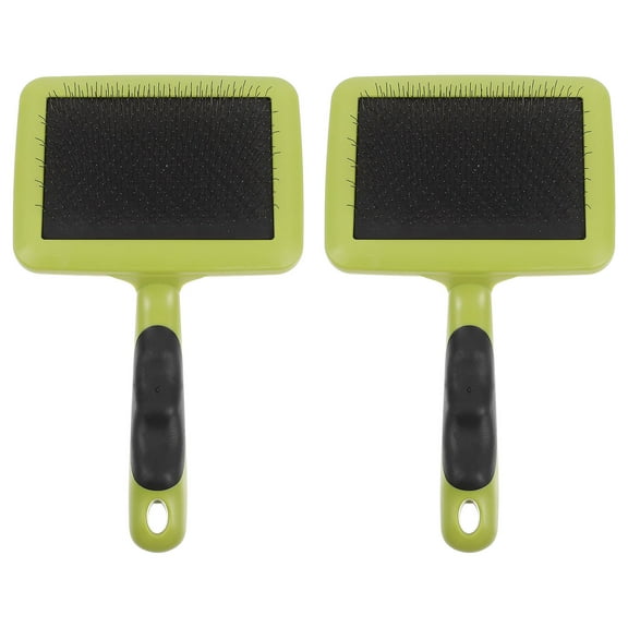 SEWOART 2Pcs Needle Felting Tools Plastic Hand Brush Assorted Color for Home Craft Projects