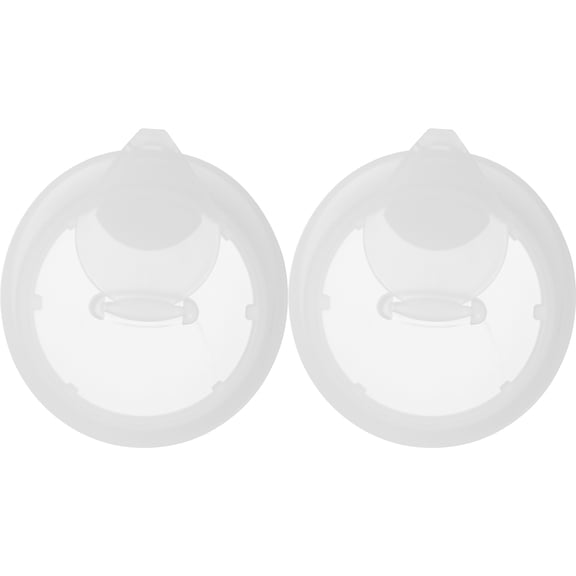 SEWOART Transparent Plastic Water Pitcher Lids with Tight Seal, 2-Pack Replacement Covers for Beverage Containers