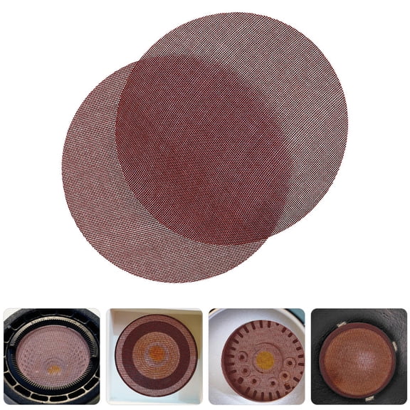 SEWOART 2pcs Simple Dark Brown Lamp Diffuser Cloth for Chandeliers and Downlights