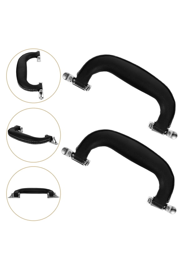 Luggage Handle Grip Black for Comfortable and Secure Carrying 2Pcs