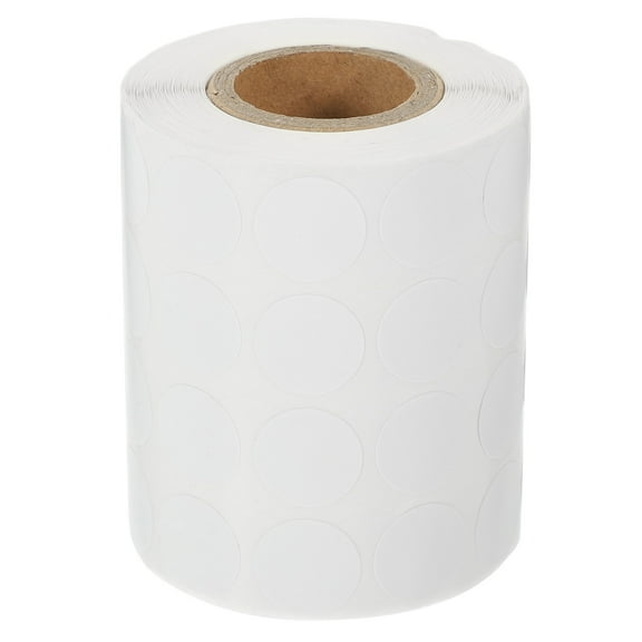 SEWOART 3000Pcs White Blank Circle Stickers Adhesive Dot Markers for Filing Coding and Storage