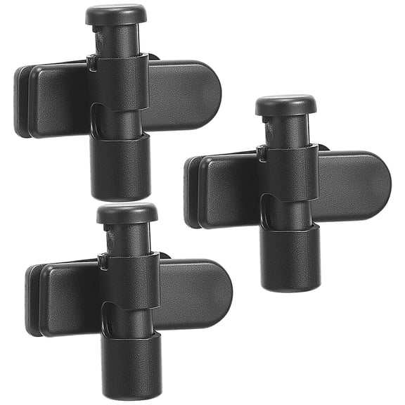 SEWOART Fashion Black Headset Wire Clip for Mobile Phone Headsets 3Pcs