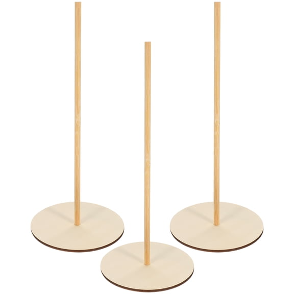 SEWOART Wooden Donut Display Stand Assorted Colors Reusable for Parties