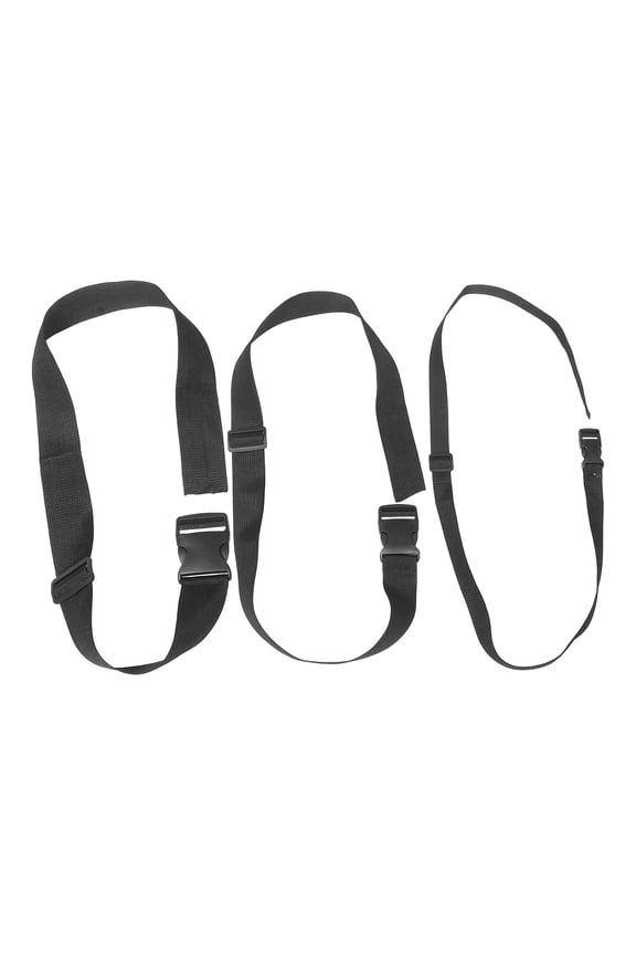 3Pcs Fanny Pack Extension Strap Nylon Adjustable Buckle Strap for Outdoor Camping and Carrying Bags