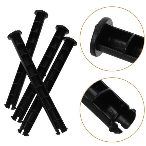 SEWOART 4Pcs Black Wheeled Bin Replacement Parts Lid Latch for Trash Can Convenience