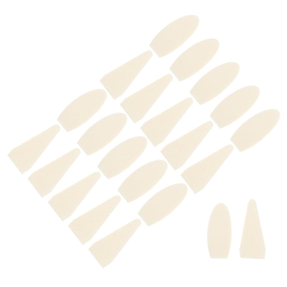 SEWOART 40pcs Knead Erasers For Pencils Sketch Wipe Tool Heads White