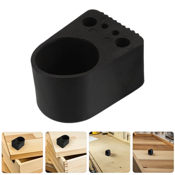 SEWOART 4Pcs Anti Slide Fitness Equipment Foot Pads Thick Rubber Protectors for Home Gym Machines