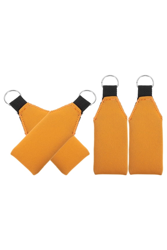 4Pcs Boating Floating Keychain with Neoprene Material Multi Color Durable Key Holder