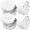thumbnail image 1 of SEWOART Weatherproof Outdoor Half Sphere Bracket, White Plastic Cable Cover for Secure Storage, 1 of 7
