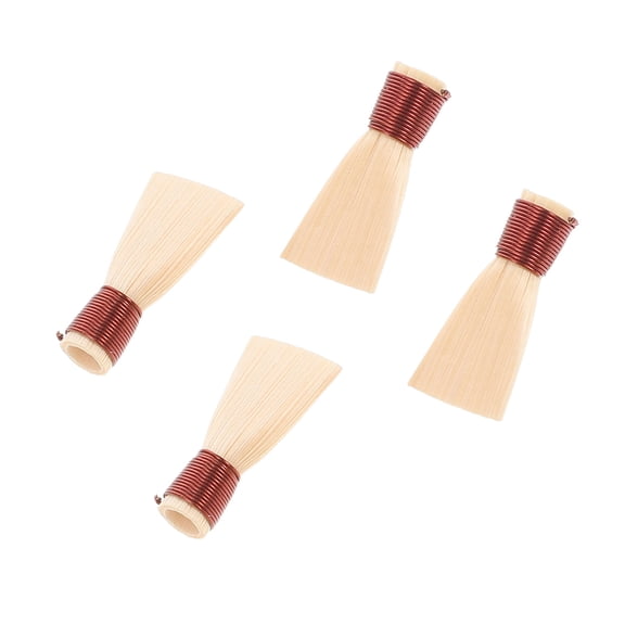 SEWOART 4Pcs Beginner Friendly D Key Suona Reeds Khaki Color Reed for Accurate Tuning