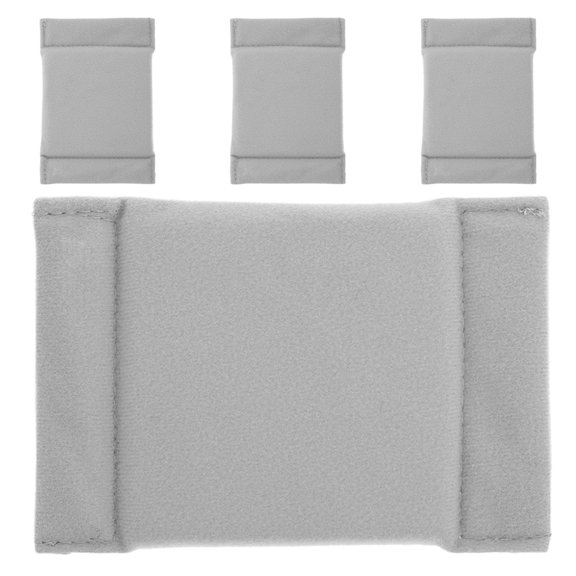 SEWOART 4pcs Lens Divider For Camera Bag Grey Fiber Lens Protection For Travel Equipment