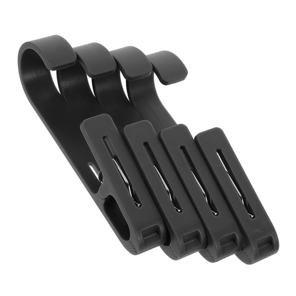 SEWOART 4Pcs Plastic Sock Hooks with Clips for Laundry Room Closet Organization in Grey Color