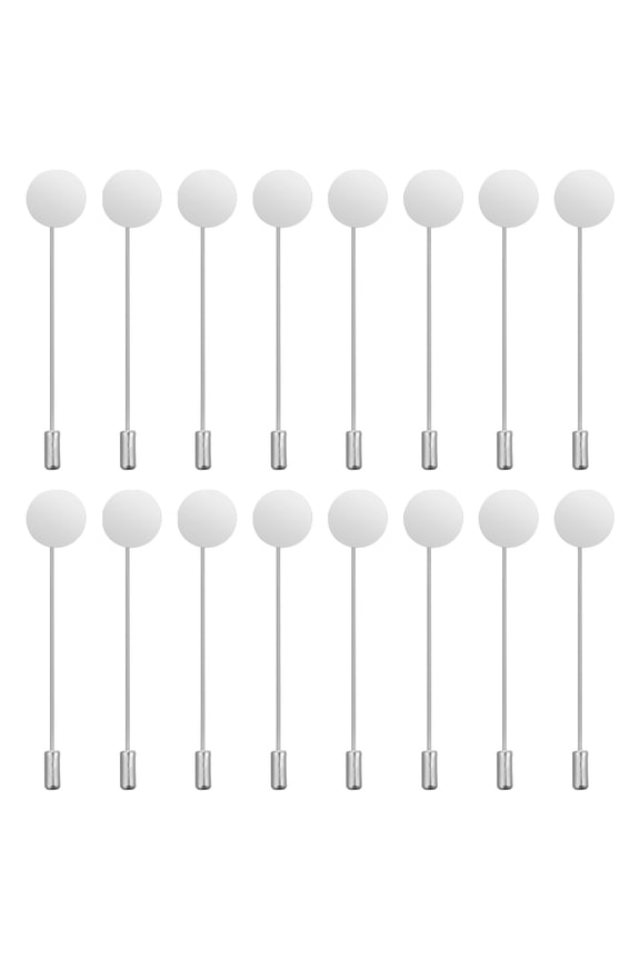 50Pcs Silver Safety Pin Tray for DIY Accessories and Creation