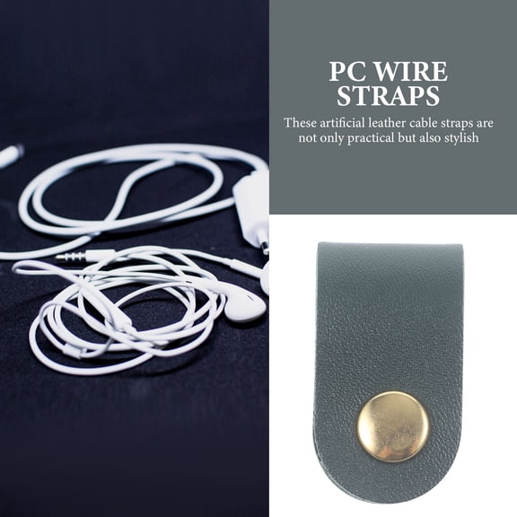 SEWOART Practical Dark Green Cord Organizers for Home Cable Management